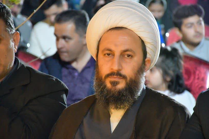 حضور و سخنرانی امام جمعه شهرستان خوی در تجمع امام رضایی ها در محوطه فضای باز مسجد جامع سیدالشهدا (ع)