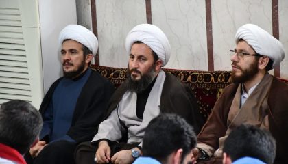 حضور امام جمعه شهرستان خوی در مراسم بزرگداشت سالروز ارتحال حضرت امام خمینی (ره) در بقعه متبرکه شیخ نوایی (ره)