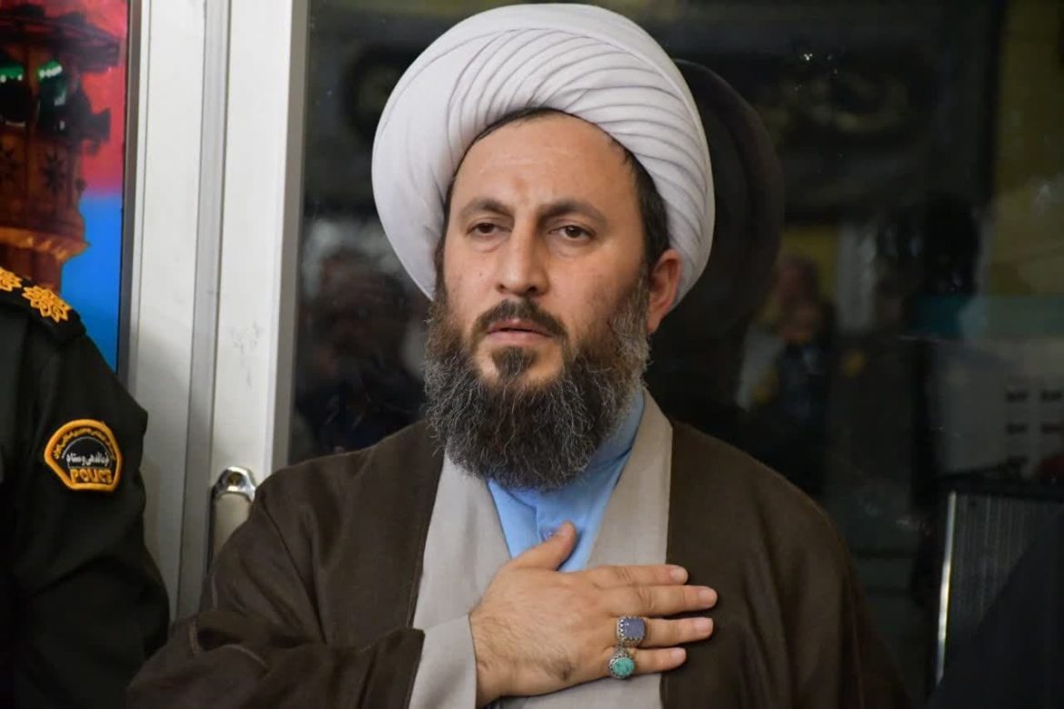 حضور و سخنرانی امام جمعه شهرستان خوی در همایش عاشورائیان و اعلان عزای سید و سالار شهیدان اباعبدالله الحسین(ع) در آستان مقدس امامزاده سید بهلول(ع)