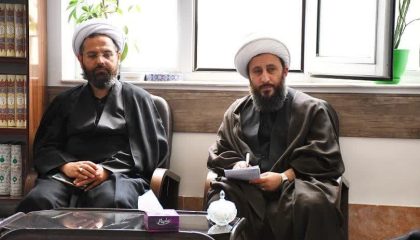 دیدار جمعی از روحانیون خویی مقیم در شهر قم با امام جمعه شهرستان خوی