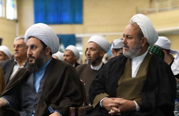 حضور حجت الاسلام والمسلمین قاسم خانی، امام جمعه‌ شهرستان خوی در آیین سومین همایش «عالم تمدن ساز» در مصلی امام خمینی (ره) ارومیه