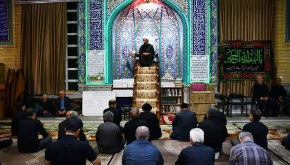 سخنرانی امام جمعه شهرستان خوی در شب تاسوعا محرم الحرام ۱۴۴۷ در مسجد امام علی (ع) منطقه جانبازان
