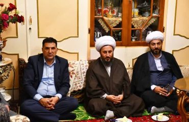 دیدار امام جمعه شهرستان خوی با خانواده معظم پاسدار شهید مقصود جبلی
