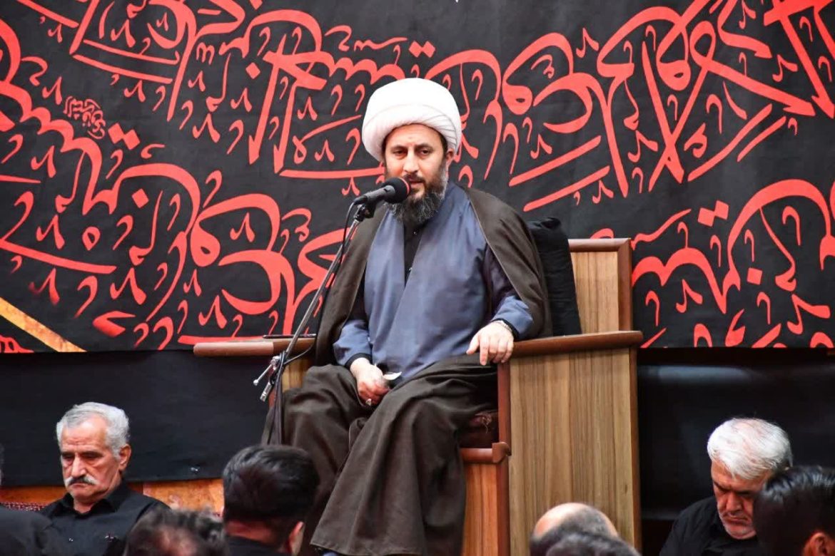 حضور و سخنرانی امام جمعه شهرستان خوی در مراسم صبح عاشورای حسینی محرم الحرام ۱۴۴۷ در مسجد ملا احمد هیئت عزاداران دیوانگان کربلا