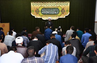 جلسه اخلاق به بیان امام جمعه شهرستان خوی در حوزه علمیه امام خمینی (ره)