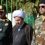 حضور امام جمعه شهرستان خوی در مراسم غبارروبی وعطرافشانی گلزار مطهر شهدای خوی بمناسبت هفته نیروی انتظامی