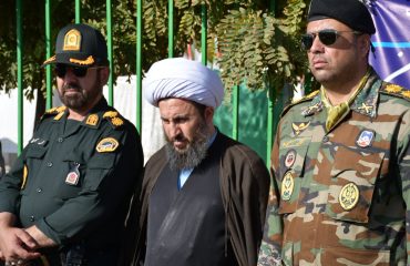 حضور امام جمعه شهرستان خوی در مراسم غبارروبی وعطرافشانی گلزار مطهر شهدای خوی بمناسبت هفته نیروی انتظامی