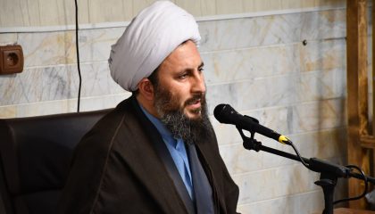 دیدار جمعی از دانش‌آموزان بخش خواهران اتحادیه انجمن‌های اسلامی شهرستان خوی با امام جمعه شهرستان خوی