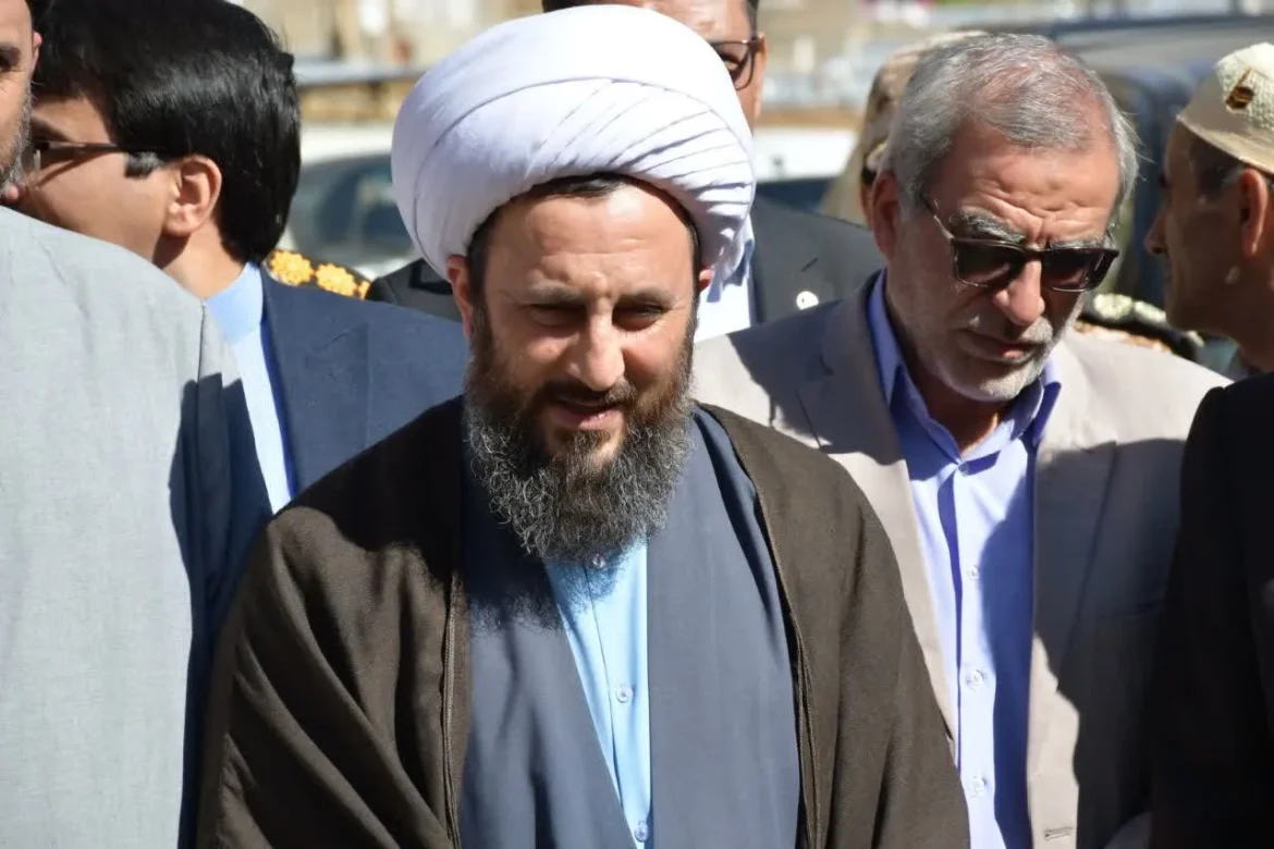 حضور امام جمعه شهرستان خوی در افتتاح آموزشگاه ۶ کلاسه خیرساز روستای ترس آباد