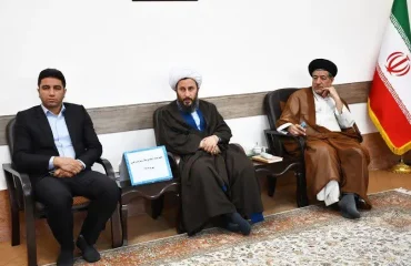 جلسه هماهنگی برگزاری یادواره شهدای طلاب خوی با حضور امام جمعه شهرستان خوی