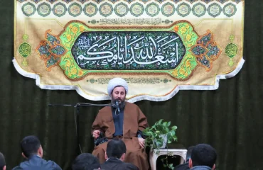 جلسه اخلاق به بیان امام جمعه شهرستان خوی در حوزه علمیه امام خمینی (ره)